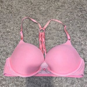 Pink bra
